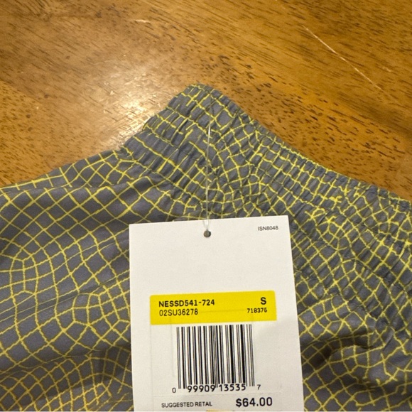 Nike Swim Mens Grid Swoosh Breaker 9" Volley Shorts Small NESSD541 724 New Tags - Picture 11 of 13